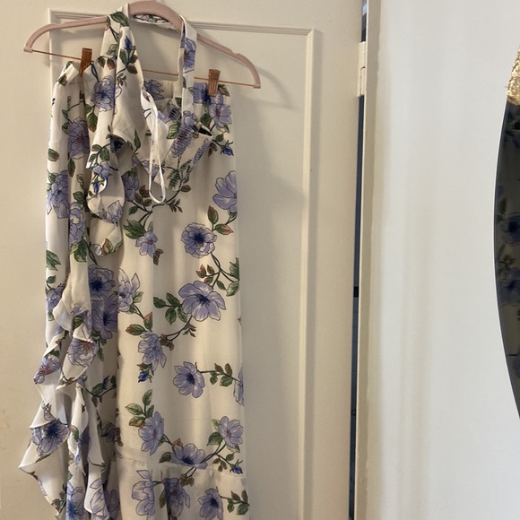 Floral crop top and skirt set - Picture 2 of 2